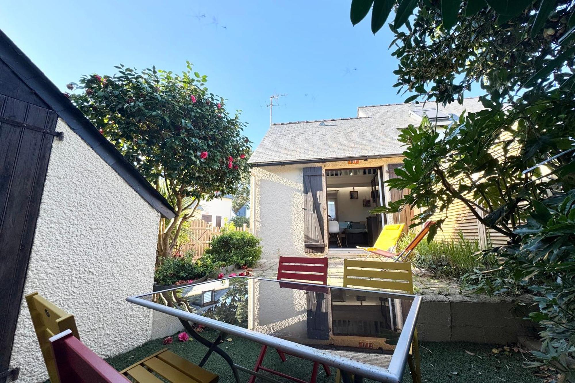 Maisonnette De Charme Bord De Mer Piscine Guidel Exterior foto